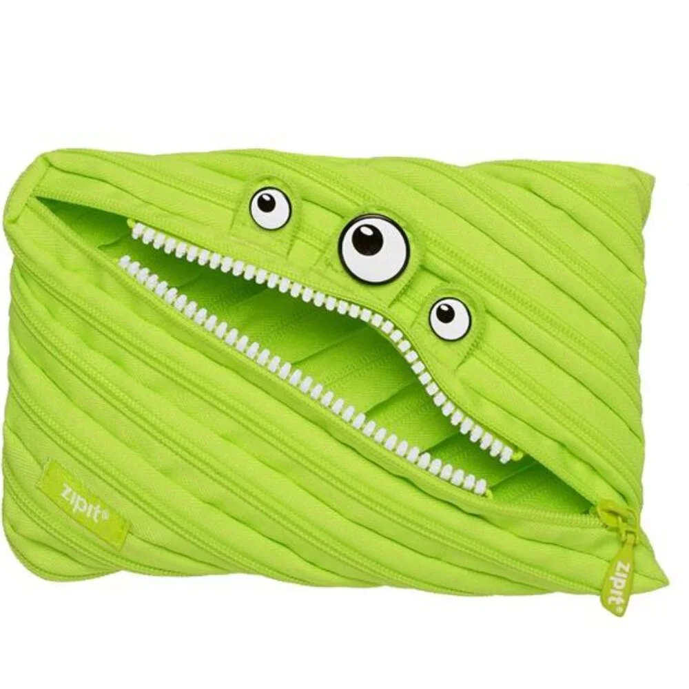 Monster Large Pencil Case for Boys, Cute Zipper Pouch for Kids Girls and